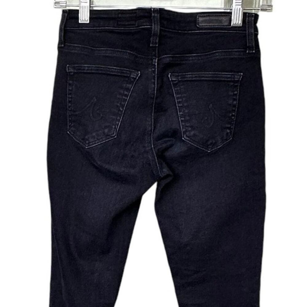 AG Adriano Goldschmied Dark Wash Stretch Low Rise Jeans Denim Pants Size 25R - Picture 4 of 10